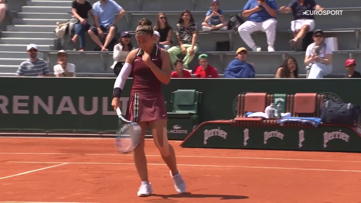 MAMMA MIA SARAAAA! 🔥🔥🔥 Errani supera il primo turno delle qualificazioni al Roland Garros battendo Jule Niemeier: questo il punto più bello del match 🧡👏🏻 #RolandGarros #EurosportTennis #Errani