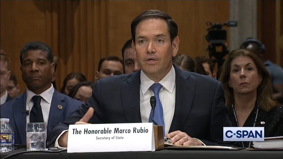 .Secretary Marco Rubio: "The State Department had to change. It was no longer at the center of American foreign policy...I want you to know what the intent of the changes are. It is not to dismantle American foreign policy and it is not to withdraw us from the world..."