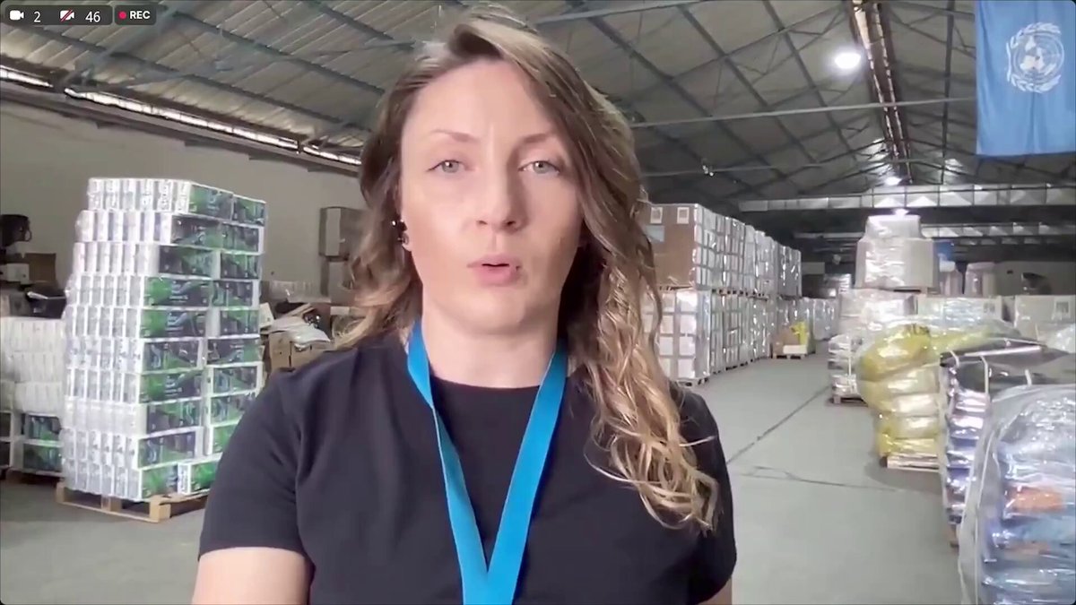 “All of these supplies around me are literally three hours from Gaza. They could be there this afternoon,” UNRWA Louise Wateridge said to United Nations Geneva. Lifesaving aid remains out of reach while conditions in #Gaza continue to deteriorate. Immediate, unimpeded humanitarian access is essential.