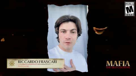 Riccardo Frascari is Enzo Favara in #MafiaTheOldCountry.