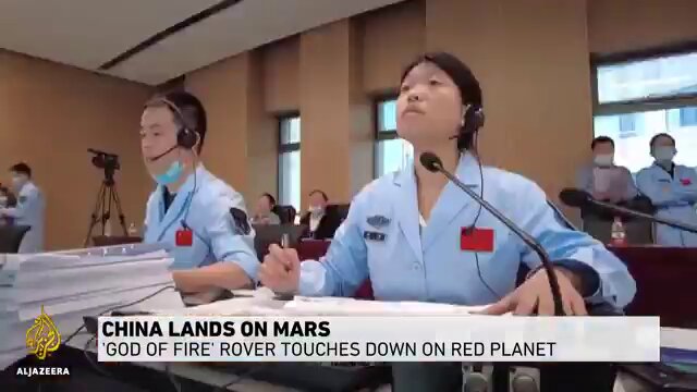 “An explosion of relief &amp; celebration” Does anyone actually believe this clip of China landing on Mars?