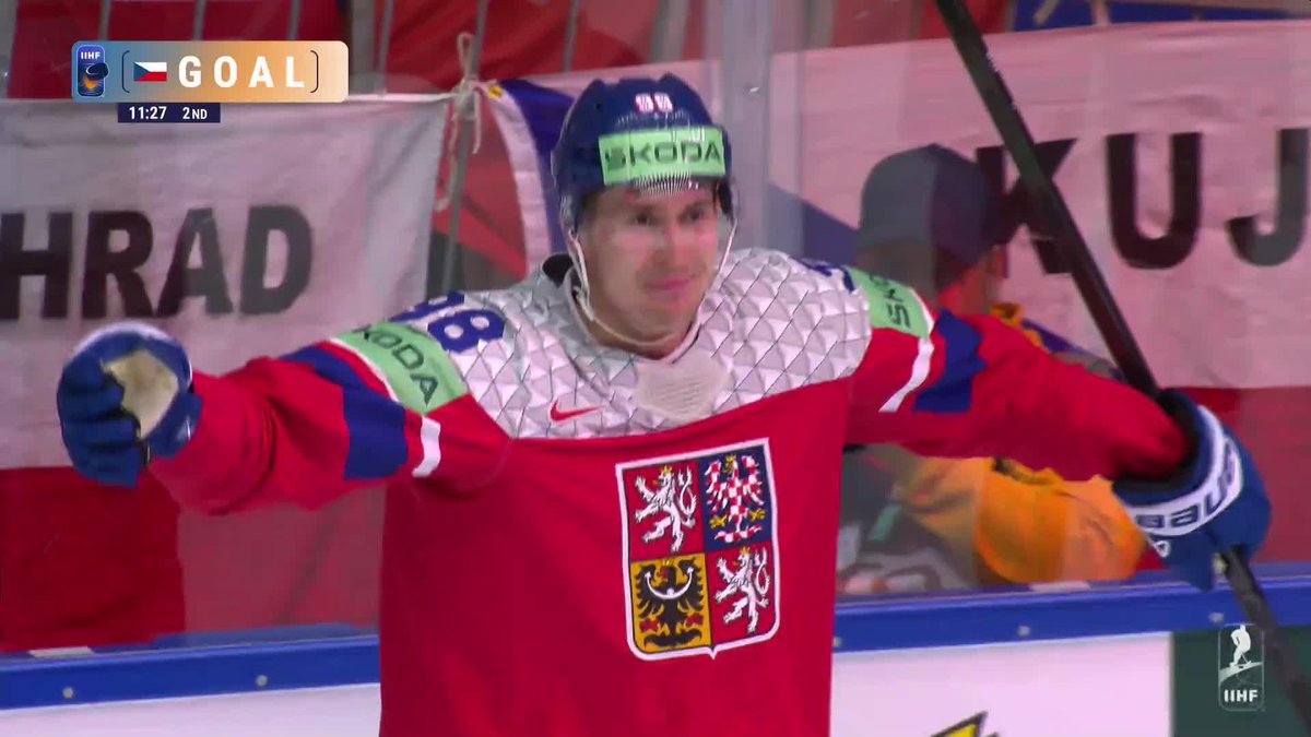 What a play! Český hokej takes the lead! 😮💥 #MensWorlds #IIHF