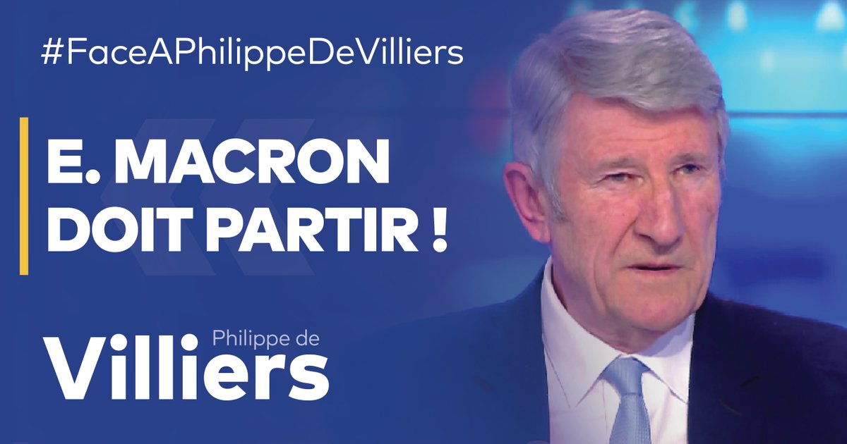 🎙️J’ai trouvé Emmanuel #Macron hagard, pathétique, s’efforçant de combler par la logorrhée la béance, la vacuité, le néant. Cette émission m'a fait mal. Il doit partir. 🔗Emission complète : #FaceAPhilippeDeVilliers #FADV #CNews