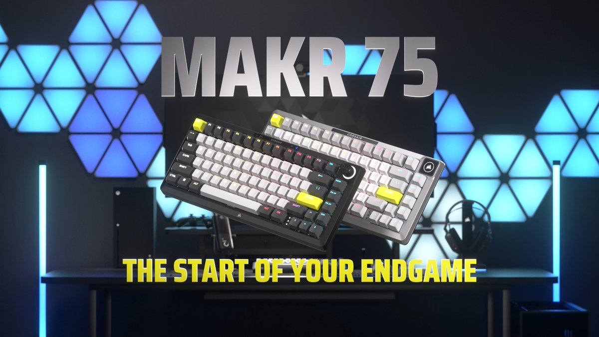 The start of your endgame. The MAKR 75 Barebones DIY Keyboard Kit is here. ⌨️