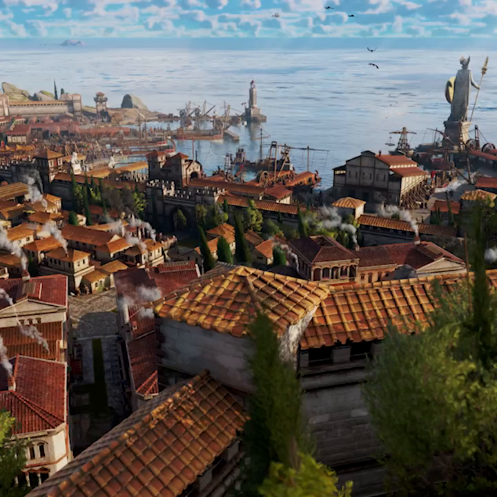 Welcome to the world of #Anno117PaxRomana! From majestic cities to bustling marketplaces, build the destiny of your provinces!