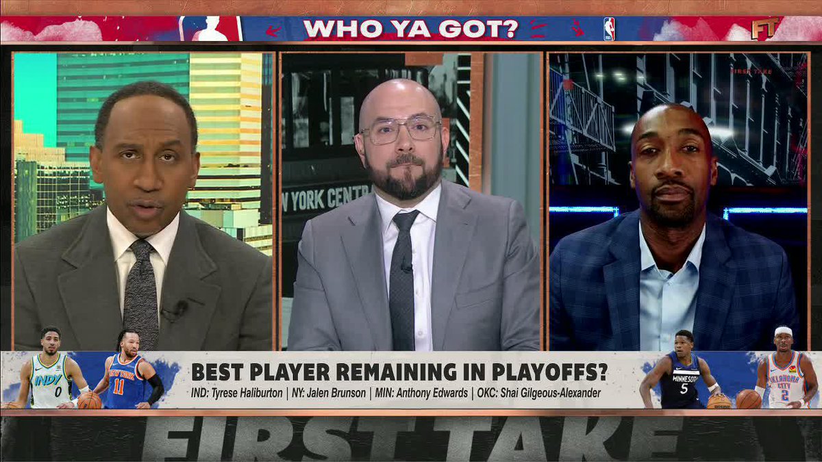 Stephen A. Smith says Jalen Brunson is the best player left in the playoffs 👀 (🎥 First Take)