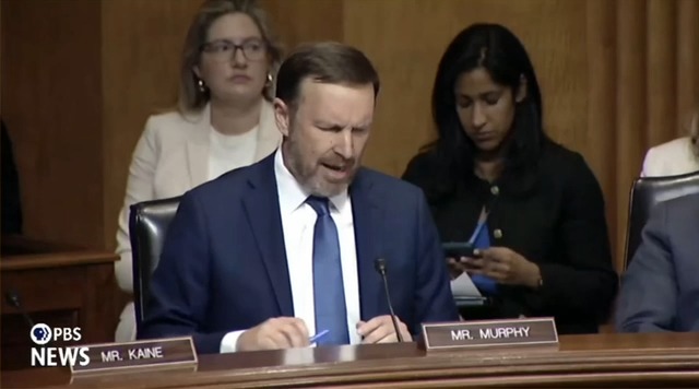 Sen. Murphy: This dinner that's happening on Thursday, Trump has offered access to the top 200 purchasers of his memecoin. About half or more of those who will be meeting with him are foreigners. Do you have a list? Rubio: I didn't even know there was a dinner Thursday night