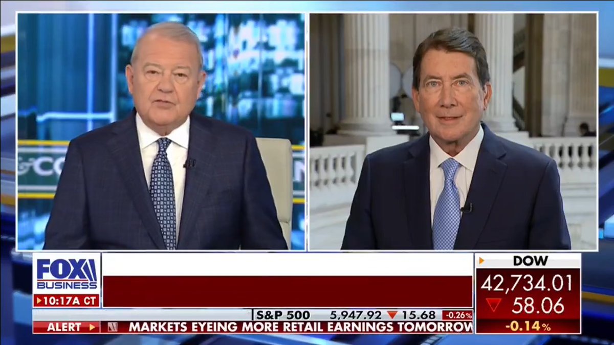 The GENIUS Act is historic legislation that will bring America’s payment system into the 21st century. Last night, the Senate voted to move forward--a terrific first step. I joined Varney & Co. on FOX Business to discuss.