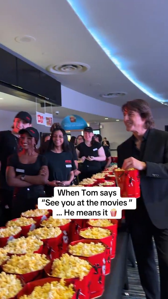 The mission can't be accomplished without them. Thank you! Tom Cruise #MissionImpossible