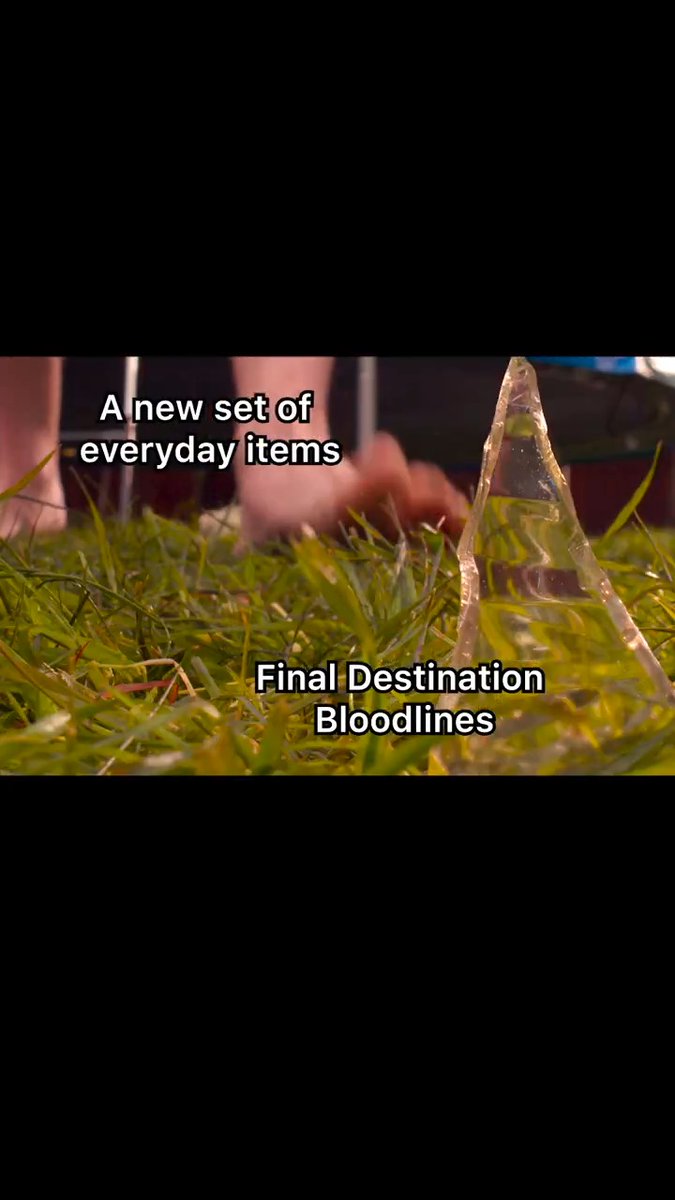Just doing you a favor. Final Destination Bloodlines is Now Playing - Only in Theaters and IMAX. Get tickets. #FinalDestination #FilmedforIMAX