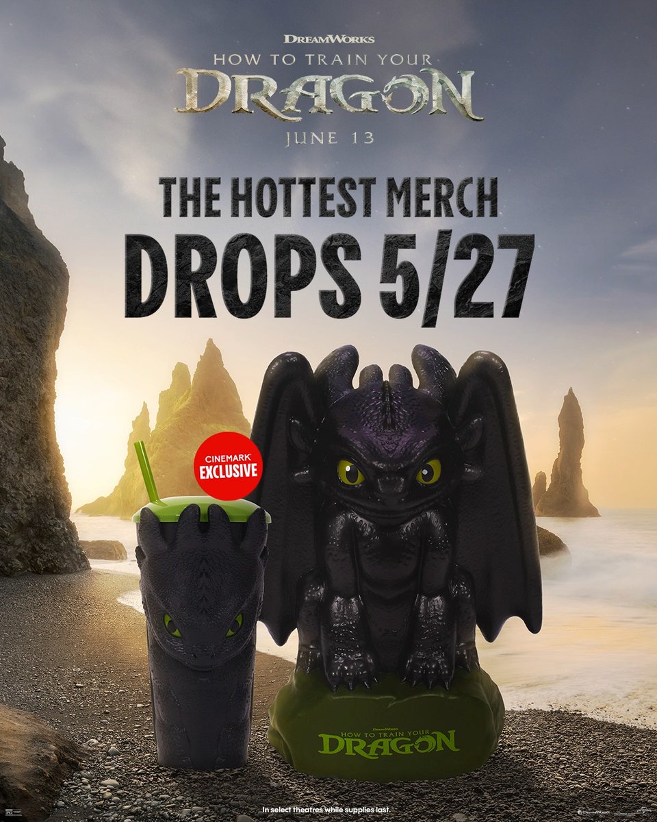 COMING SOON 🤫 How to Train Your Dragon collectibles soar into theatres May 27!