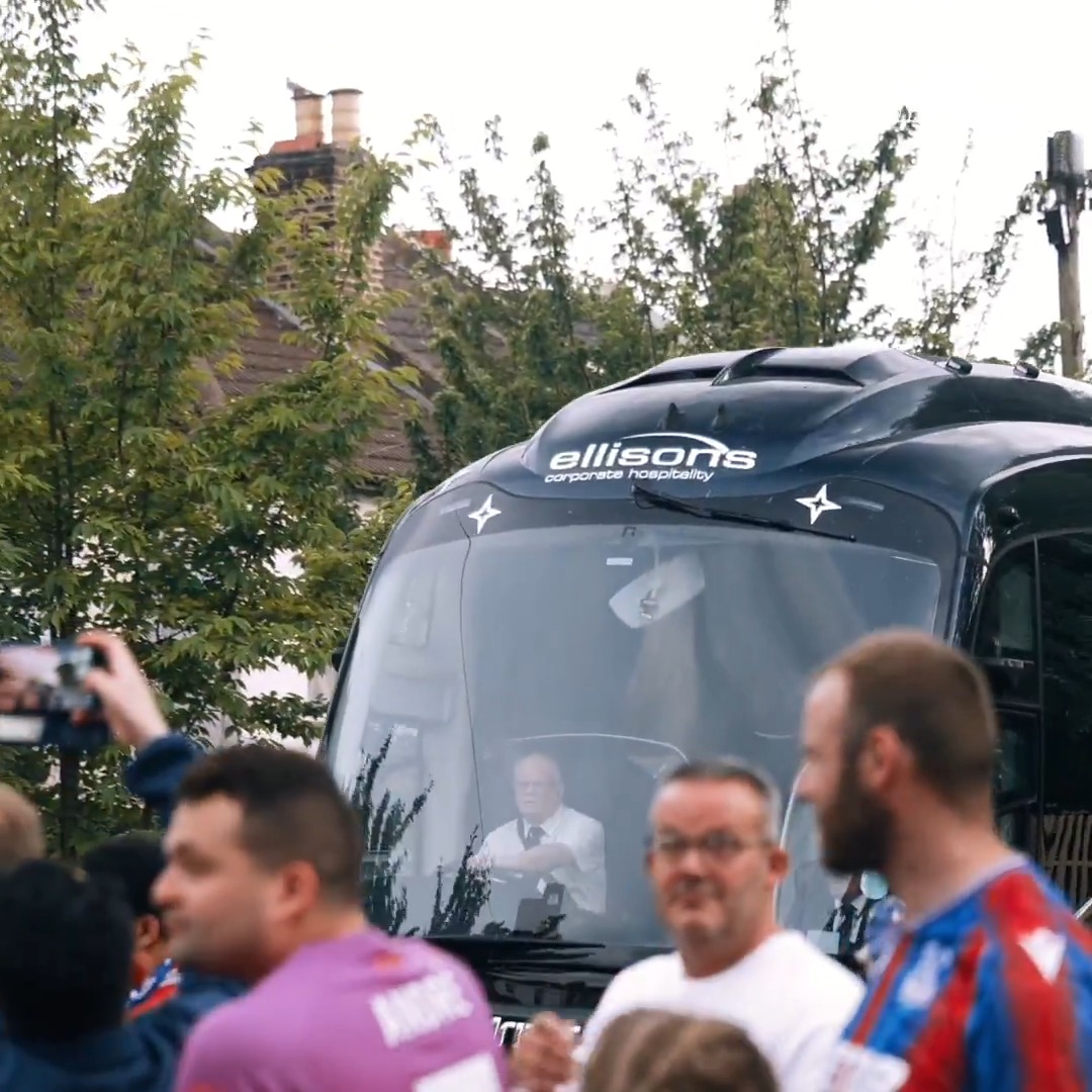 Arriving at Selhurst Park 👋