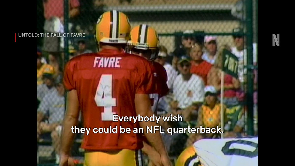 "UNTOLD: The Fall of Favre" explores Brett Favre's controversial career, the dark side of sports stardom and the scandals that marred his legacy. Produced by TIME Studios, EverWonder Studio, and Front Office Sports, "UNTOLD: The Fall of Favre" is now streaming on netflix⁷