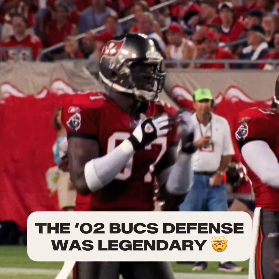 "THE BADDEST ON THE PLANET." Tampa Bay's '02 defense was a recipe for success. 🔥