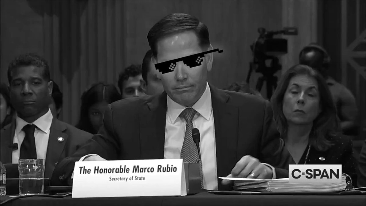 MS-13’s favorite U.S. Senator, Chris Van Hollen — best known for cozying up to illegal alien MS-13 gang member Kilmar Abrego Garcia — got DEMOLISHED by Marco Rubio. #StillNotAMarylandDad
