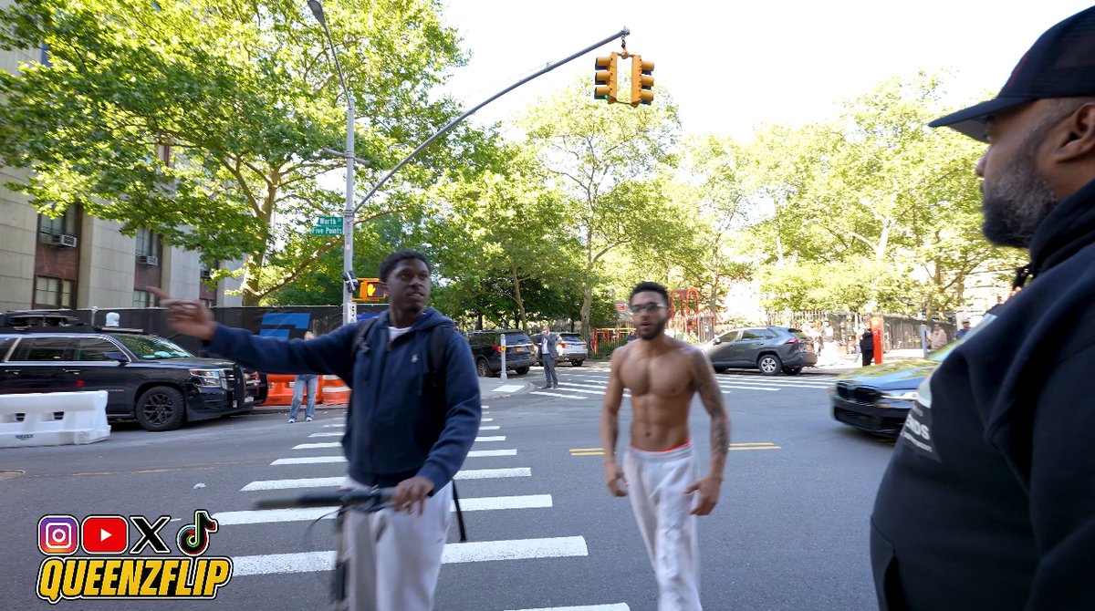 Man who says Free Diddy gets chased mid convo outside the courthouse !! Then this lady started to defend me. Too much is happening outside the P Diddy Trial Full Video -