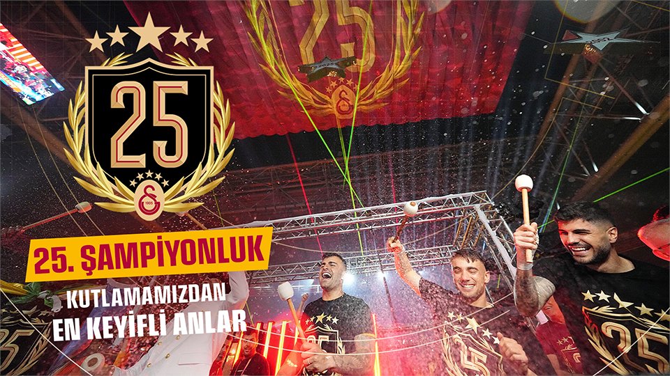🏆 #5YıldızlıŞampiyon | RAMS Park’taki 25. şampiyonluk kutlamamızdan en keyifli anlar GSPlus Premium Üyelerine özel olarak şimdi 𝐘𝐀𝐘𝐈𝐍𝐃𝐀! 💛❤️ 🦁 Sen de GSPlus’ta Premium Üye olarak yerini al, kulübümüze ait en özel içerikleri kaçırma! App Store 👉 Google Play 👉