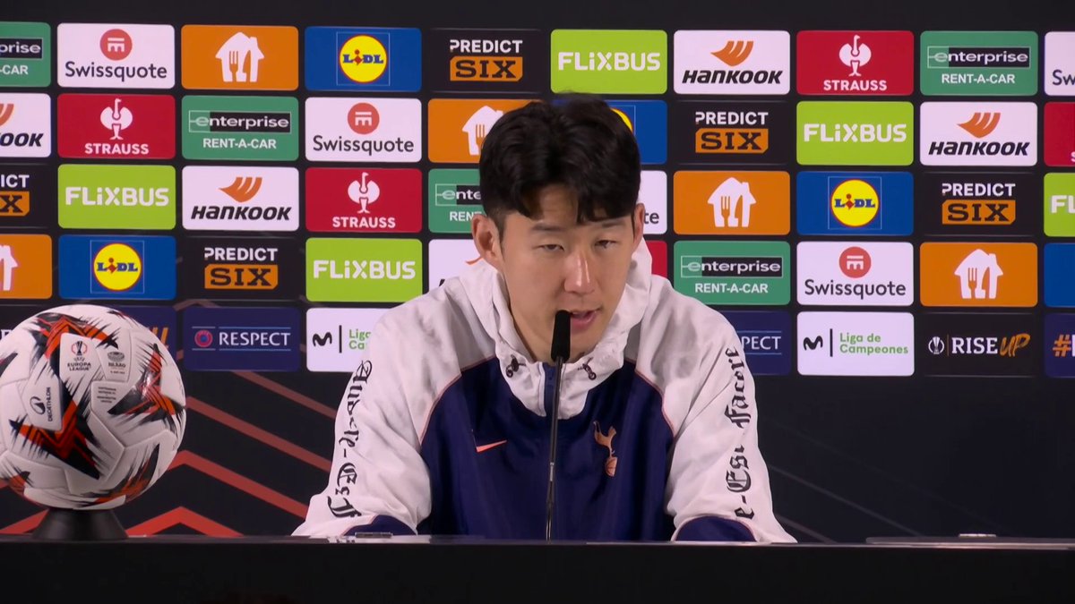 🚨Spurs captain Son Heung-Min says Harry Kane will be firmly behind Tottenham winning the Europa League: 🗣️"Harry will be the biggest of Spurs fans and will be cheering us on." 📺[@FootballOnTNT] #THFC | #COYS | #TOTTENHAM | #SPURS | #EuropaLeague