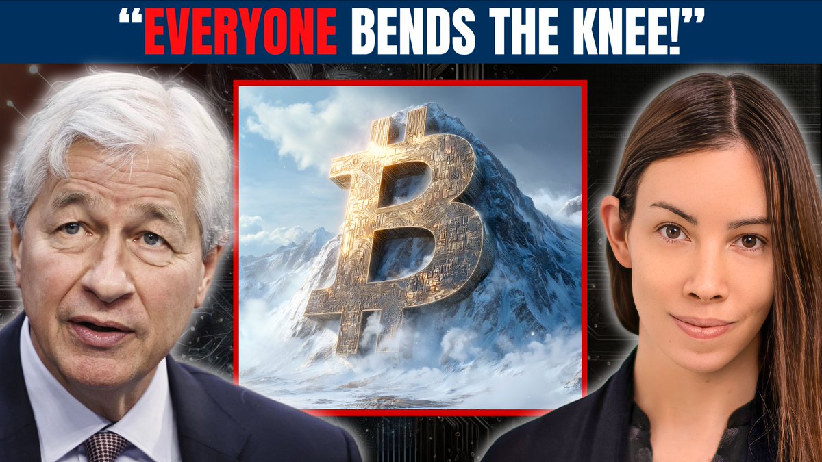 NEW ‼️ “JP Morgan offering Bitcoin to their clients isn’t a sign of support. It’s a sign of surrender.” Price discovery is calling. Don’t blink. 🚀 👀