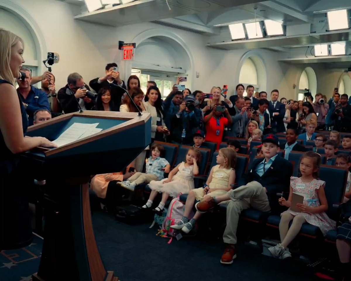 The White House hosted a packed day of fun for "Take Our Daughters and Sons to Work Day"—from hands-on activities across the grounds to a special press briefing with Karoline Leavitt Karoline Leavitt. SO MUCH FUN! 🤩🇺🇸