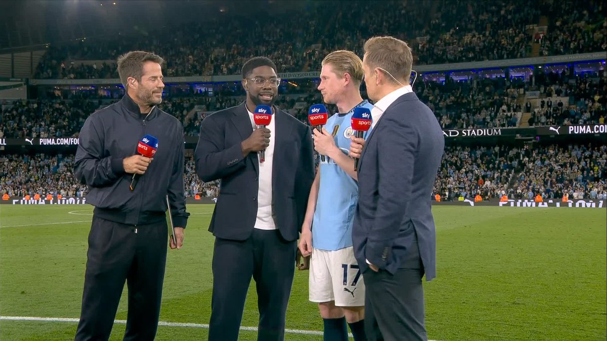"It was a joy working really hard and creating something for this club" 🤝 Kevin De Bruyne speaks after his last game at the Etihad with Manchester City 🩵