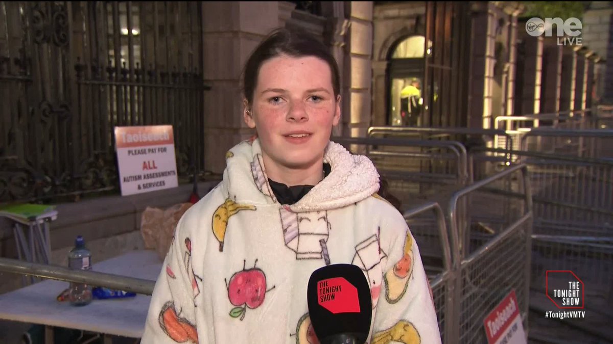 🗣️ "The politicians in general cannot do the job that they are being paid to do, so a 14-year-old has to do it for free." — Cara Darmody, Disability Campaigner, live from Leinster House #TonightVMTV