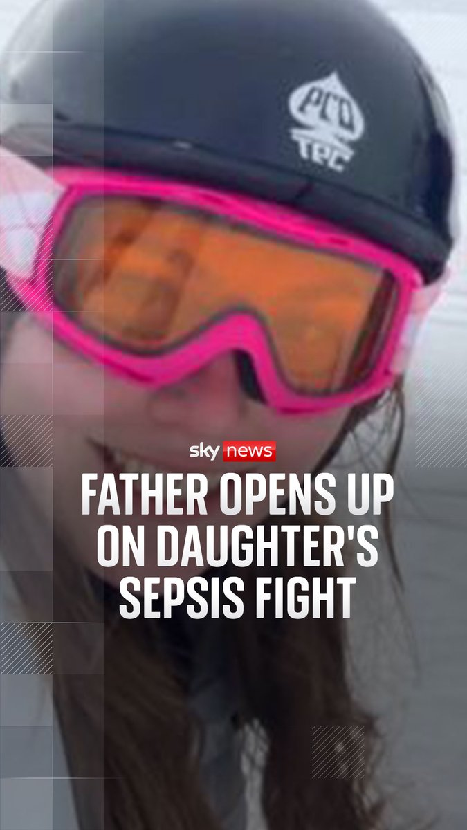 Stuart McGarry has told @SkySarahJane about his daughter's fight with sepsis. Lily, who lost all her limbs due to sepsis, has urged people to get the meningitis vaccine to help prevent them from going through a similar ordeal. More UK Tonight highlights:
