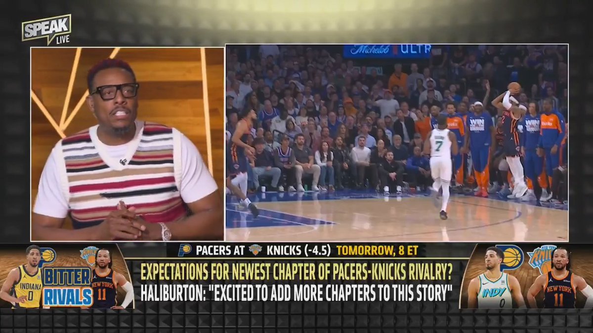 "When the going gets tough, the Knicks are going to fold! That's what I expect." Paul Pierce gives us his expectations of the Eastern Conference Finals 😅