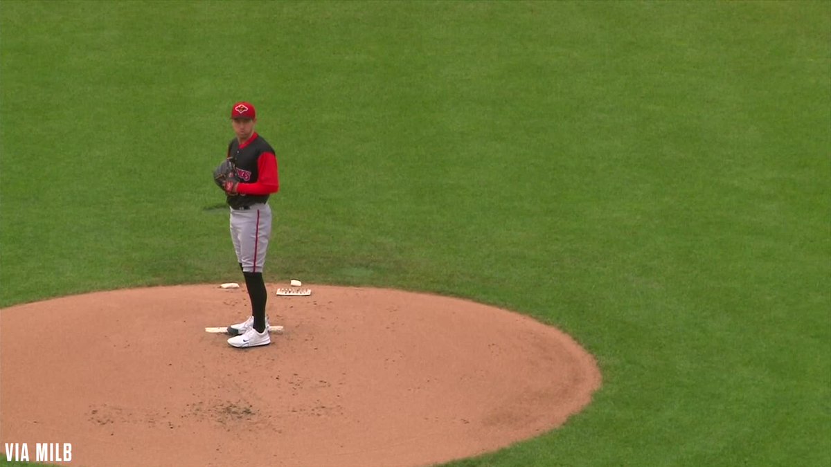 Ronny Mauricio hits a double into the left-center field gap for Triple-A Syracuse