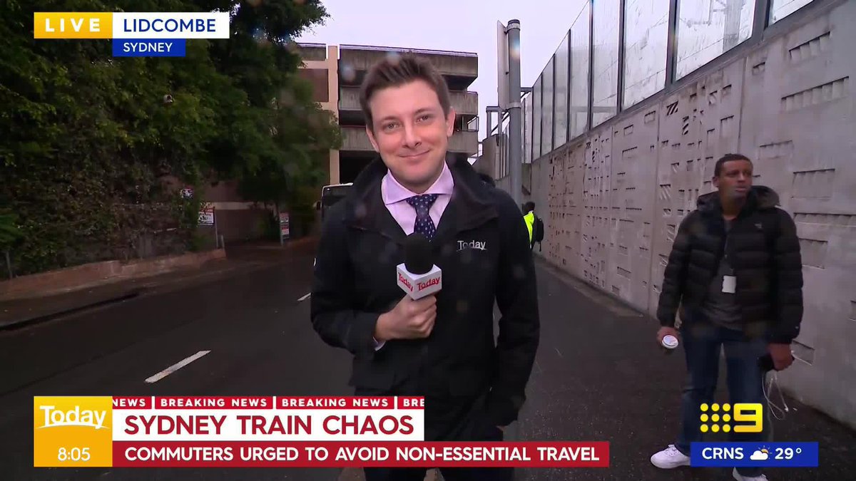 #BREAKING: Morning commuters have been waiting hours to get onto replacement buses, after the city's train network was brought to a halt. Jack Hahn reports. #9News