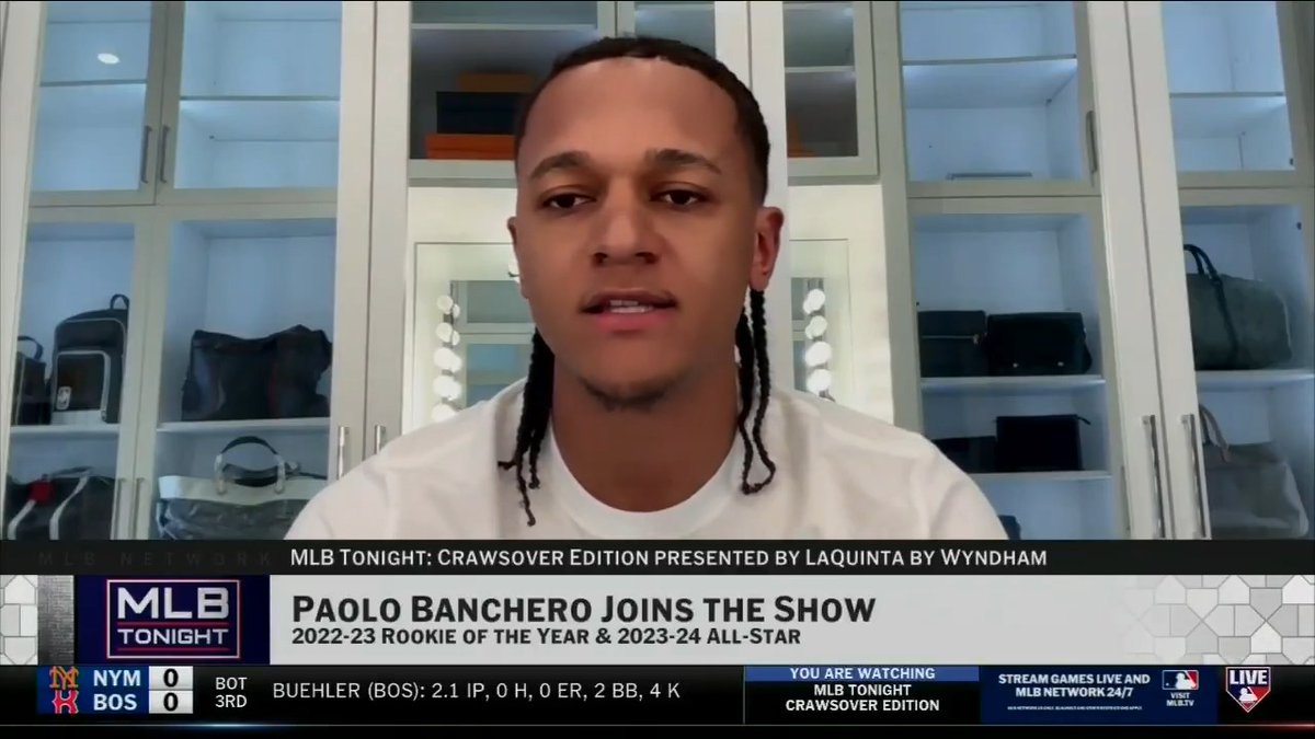 "I started out as a pitcher, but I couldn't throw it in the strike zone." 😂 Orlando Magic star Paolo Banchero joins MLB Tonight: Crawsover Edition to talk through his Seattle Mariners fandom, playing baseball growing up and more! 🏁 Jamal Crawford | dexfowler.eth