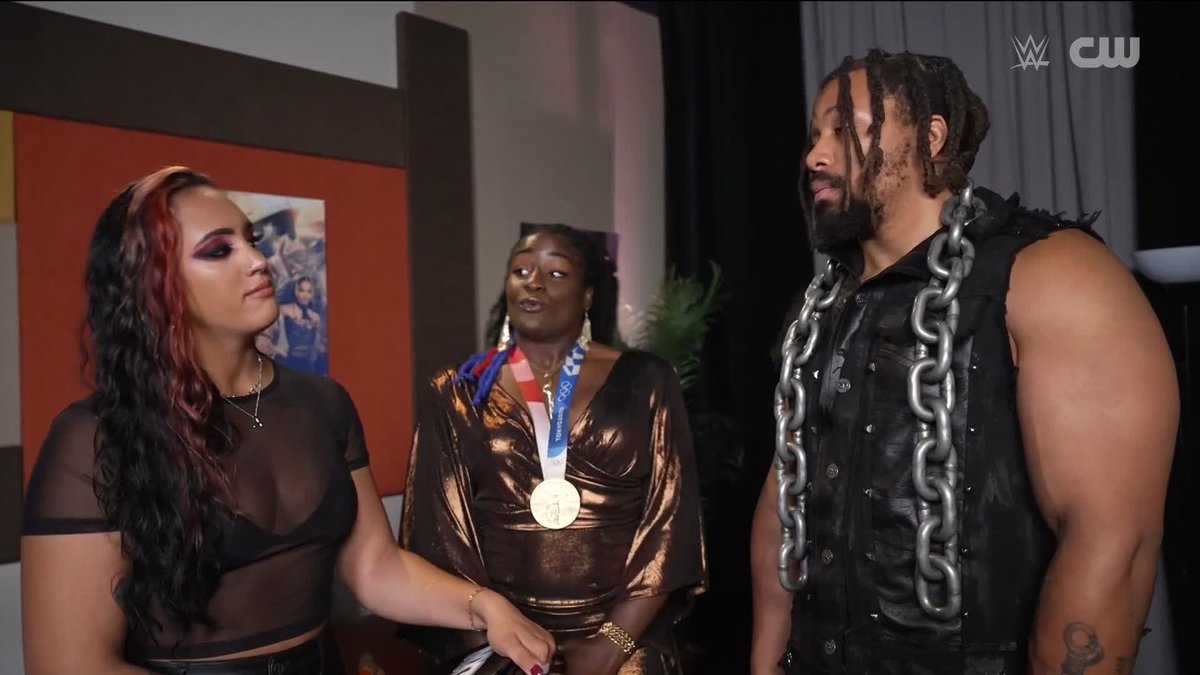 Welcome to Tuesday nights, Tamyra Mensah Stock (Tyra Mae Steele WWE) and JASPER TROY! Let's see what you both got! 👊 #WWENXT