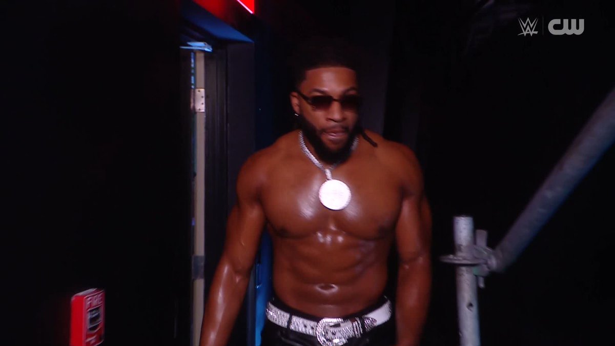 "I ain't ever backing down to an Average Joe!" Trick Williams came out spitting 🔥🔥🔥 #WWENXT