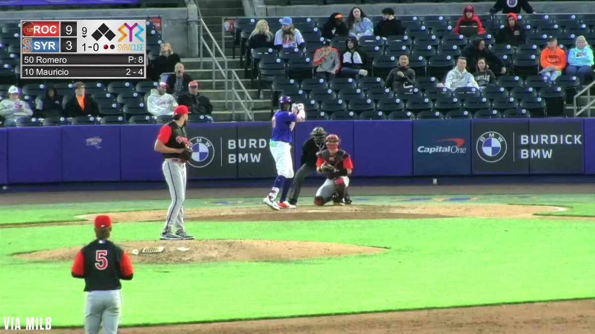 Ronny Mauricio homers for Triple-A Syracuse! 💣