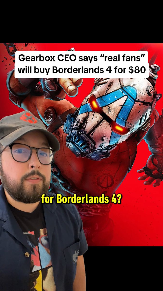 The CEO of Gearbox commented on the potential price of Borderlands 4 and was met with backlash: