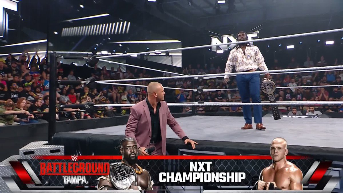 MESSAGE. SENT. JASPER TROY just DROPPED Oba Femi wwe! 🤯 #WWENXT