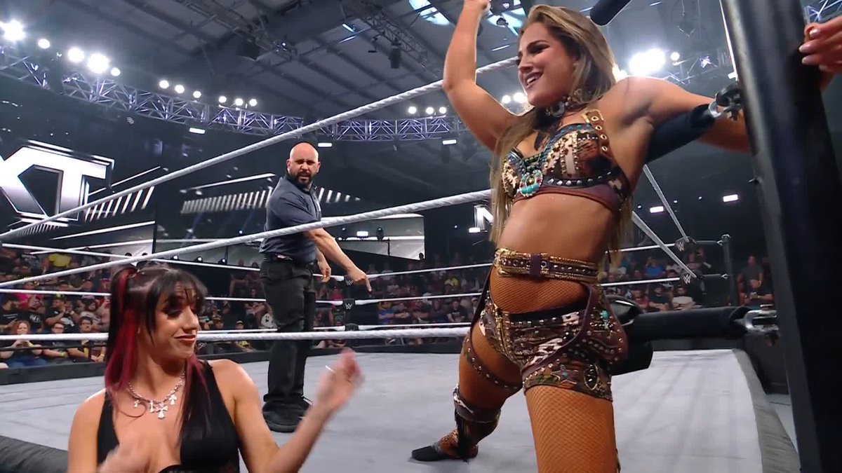 .Fallon Henley has taken control 😮💨 #WWENXT