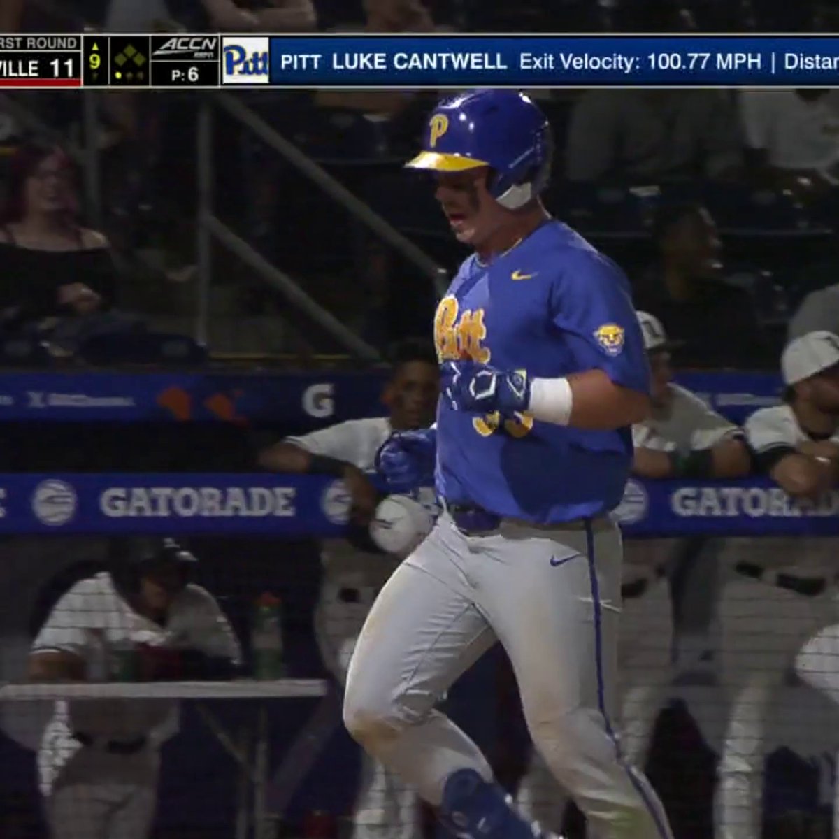 PITT TAKES A 13-11 LEAD IN THE 9TH 🚨 Luke Cantwell comes up clutch 😤 Pitt Baseball