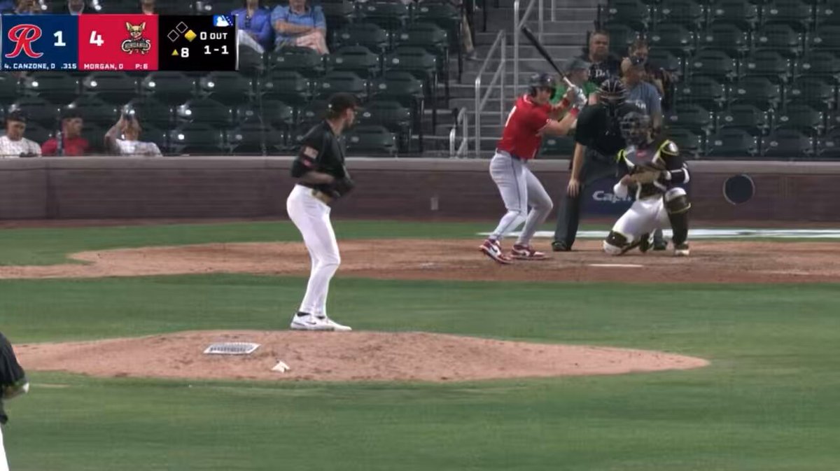 Dominic Canzone crushes a 2-run HR.