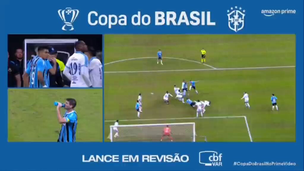 Vocês acharam falta do Kannemann ou uma trombada normal de jogo? Aparentemente, esse foi o motivo da anulação do gol do Grêmio. Inacreditável.