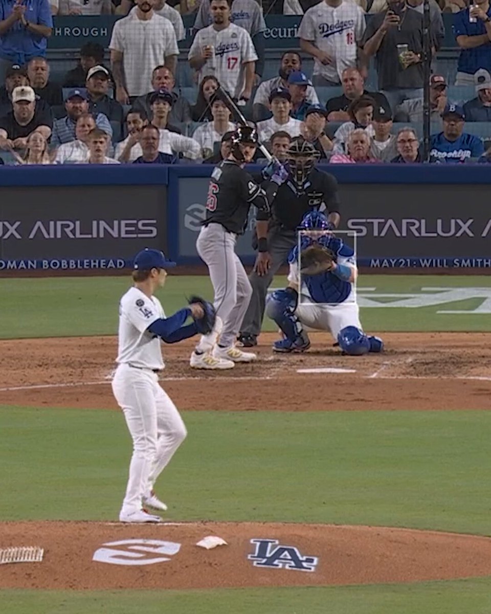 Yoshinobu Yamamoto was HYPE after the strikeout to end the inning 😤 (Cut4 x Corona USA)