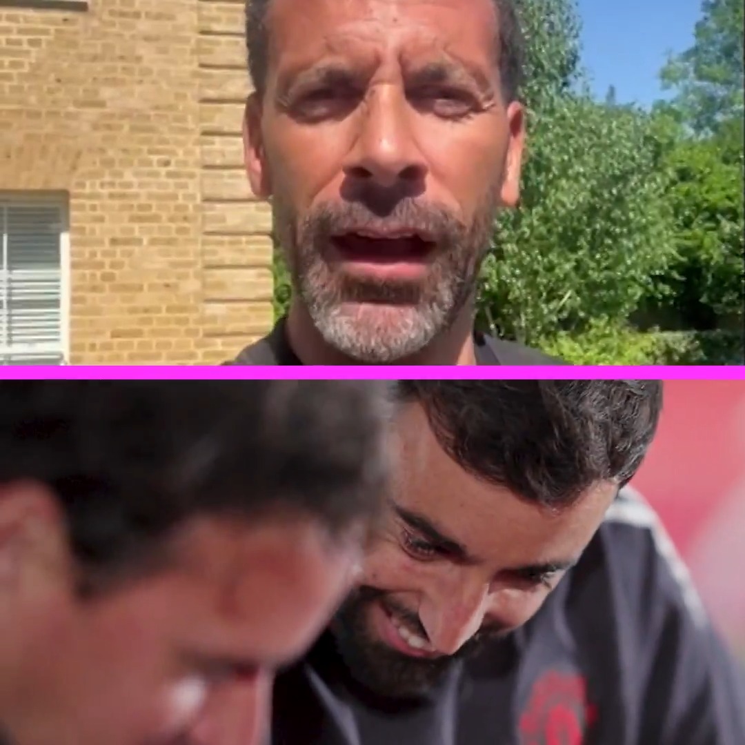 A message from Red Devils' legend Rio Ferdinand to Man Utd captain, Bruno Fernandes 🤳🤝