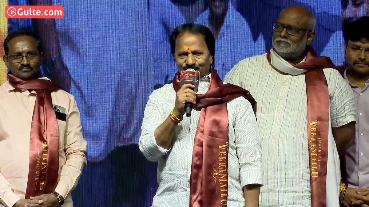 "After Kushi and Bangaram, we were supposed to do 'Satyagrahi' with #PawanKalyan, but it didn’t happen. Later, we were supposed to do the 'Vedalam' remake, it didn’t happen either. And finally, #HariHaraVeeraMallu happened." - #AMRathnam