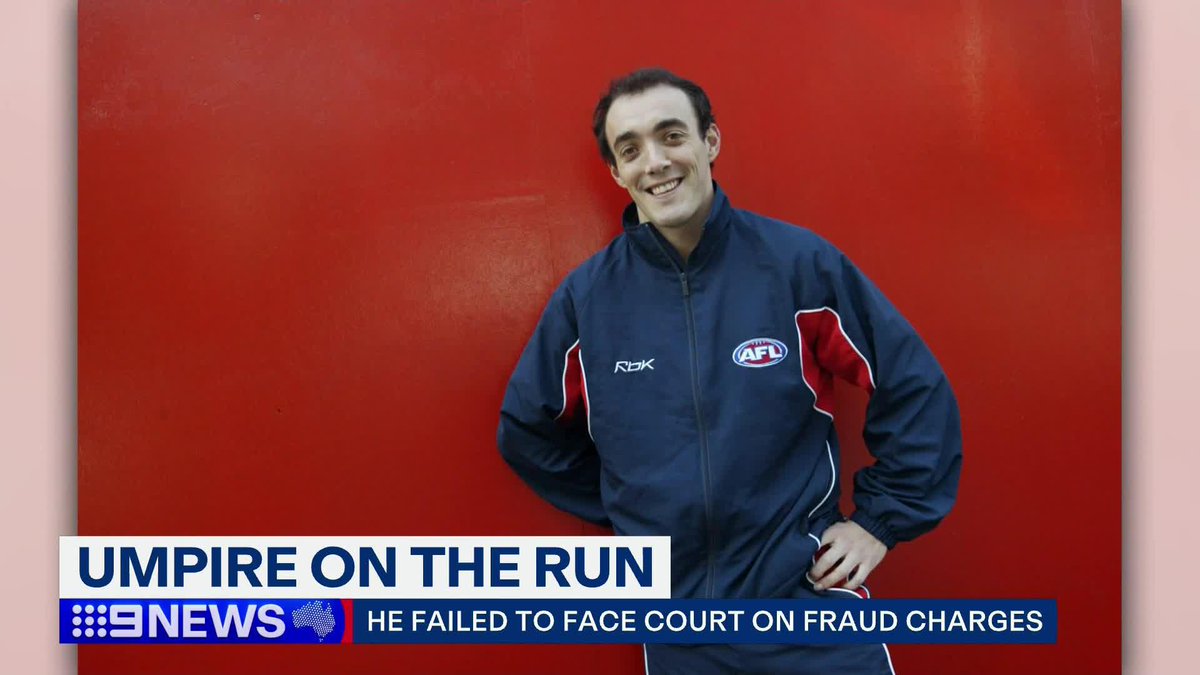 A former AFL umpire is on the run, accused of ripping off millions from his employer. Lawyers have asked for Troy Pannell to be added to a watchlist after he failed to front court on fraud charges. Tom Morris #9News