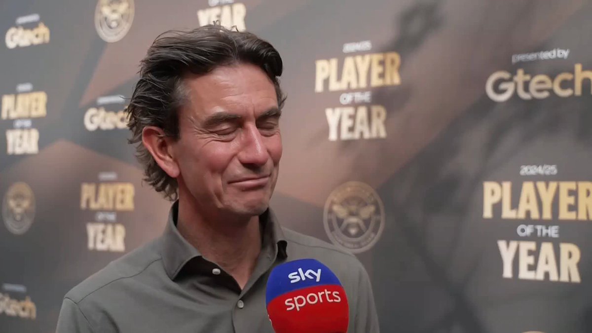 "We all love him" ❤️ Thomas Frank speaks about Bryan Mbeumo's future 🐝