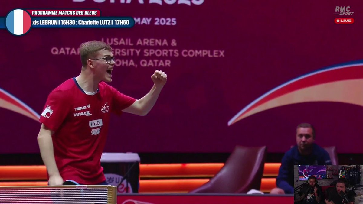 💥 Direction les quarts de finale pour les frères Lebrun 🏓 🆚 la paire suédoise Karlsson - Facks, championne du monde en 2021