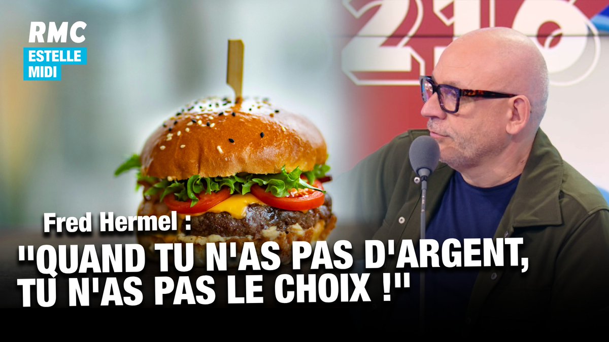 🍔 Doit-on interdire les promos sur la malbouffe ? 🎙️ frédéric hermel🇫🇷 : "Aujourd'hui, les gens riches sont minces, les gens obèses sont ceux qui n'ont pas d'argent ! On empoisonne des gens car ils sont pauvres ! Quand tu n'as pas d'argent, tu n'as pas le choix !" #EstelleMidi