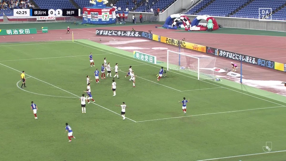 #モーメントブースター でシェアして盛り上がれ! ⚽️ゴール (42:25) 👟喜田 拓也 🆚横浜F・マリノス vs ヴィッセル神戸 📺DAZNでライブ配信中 #DAZN #FanZone