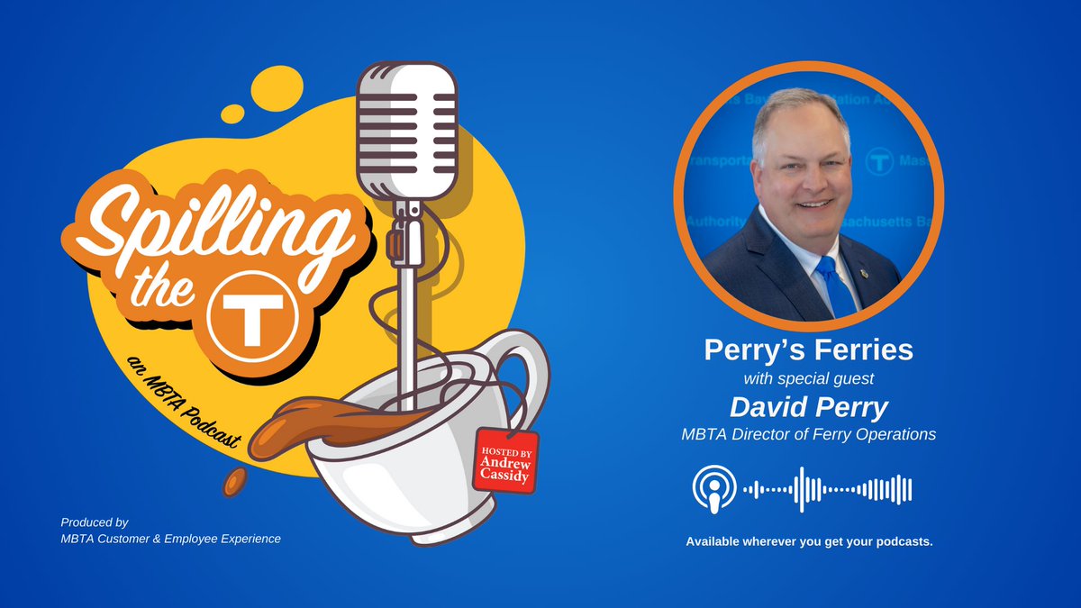 "If they didn't use the Lynn Ferry, they would've driven." On Spilling the T, we hear from David Perry, the T's first-ever Director of Ferry Operations, on how ferry service is allowing modal shift & is used by commuters & people just along for the ride. 🎙️