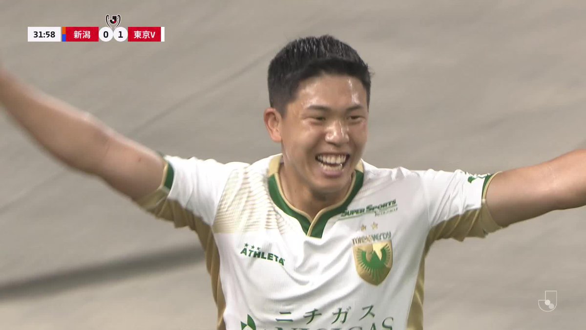 #新井悠太 のクロスから #川﨑修平 のヘディング!👏 🎦 ゴール動画 🏆 JリーグYBCルヴァンカップ 第3回戦 🆚 新潟vs東京V 🔢 0-2 ⌚️ 32分 ⚽️ 川﨑 修平(東京V) #ルヴァンカップ